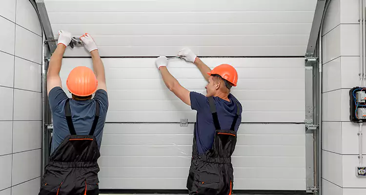 Garage Door Bottom Panel Repair in Plant City, FL