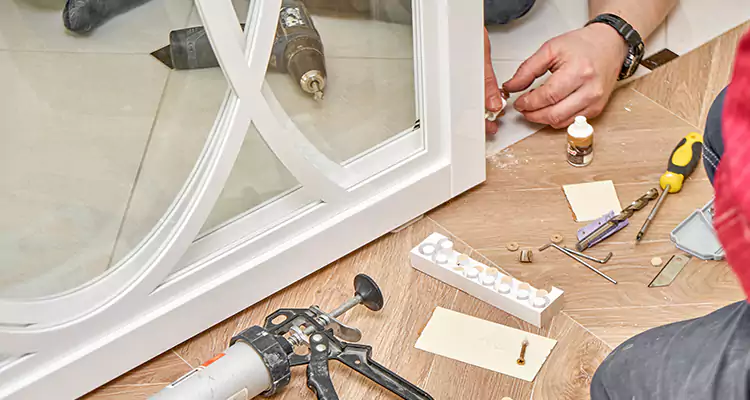 Interior Patio Door Casing Repair in Plant City, FL